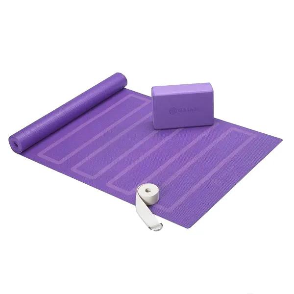 Koop Yoga set - Gaiam Beginners kit - Paars - 018713617323