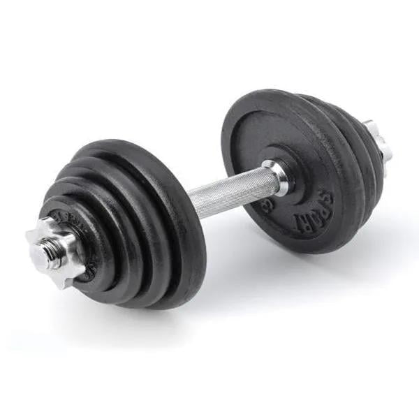 Koop Verstelbare dumbbell - Focus Fitness - 1 x 15 kg - Gietijzer - 8718627090718