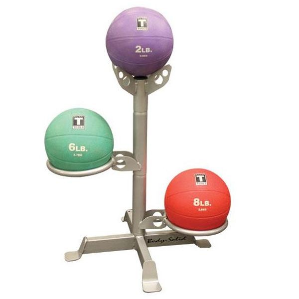 Koop Opbergsysteem - BodySolid GMR5 Medicine Ball Rack - 3 Medicine Ballen - 638448004740