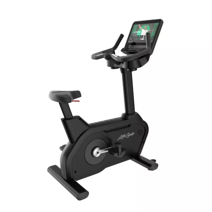 Aanbieding Life Fitness Aspire Lifecycle Upright Bike hometrainer SE4 16 inch console bij allesmetsport.nl