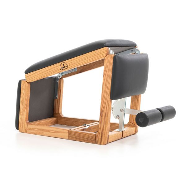 Aanbieding NOHrD TriaTrainer halterbank vintage eiken bij allesmetsport.nl