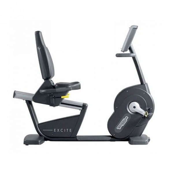 Aanbieding Technogym ligfiets Recline Excite+ 700 Visioweb zwart gebruikt bij allesmetsport.nl