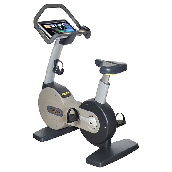 Aanbieding Technogym hometrainer Excite+ New Bike 700 Unity 3.0 zilver gebruikt bij allesmetsport.nl