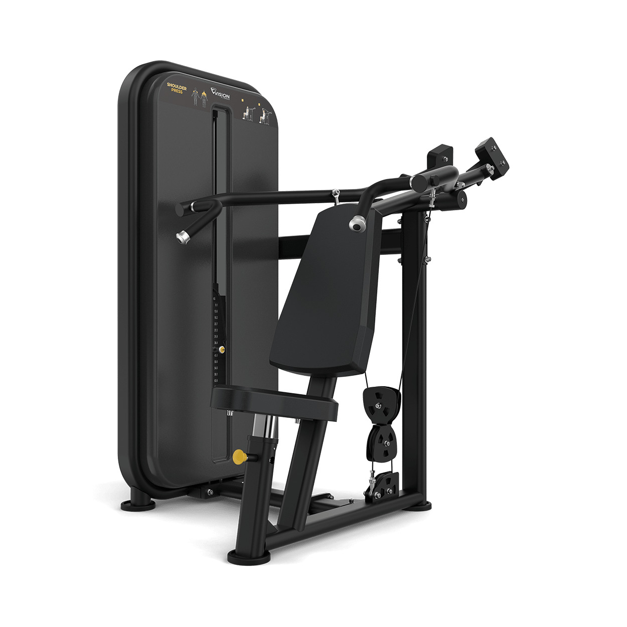 Aanbieding Vision Fitness shoulder press bij allesmetsport.nl