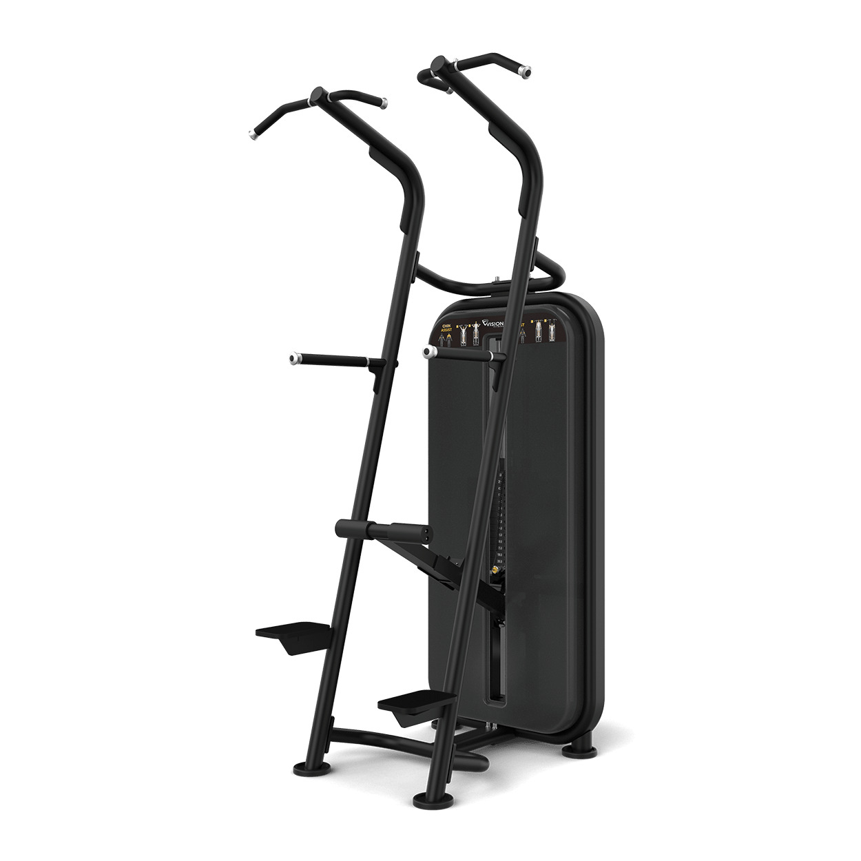 Aanbieding Vision Fitness chin/dip assist bij allesmetsport.nl