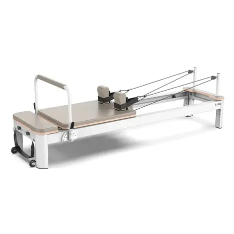 Aanbieding Liveness PTX7500 pilates reformer Moon Sand bij allesmetsport.nl
