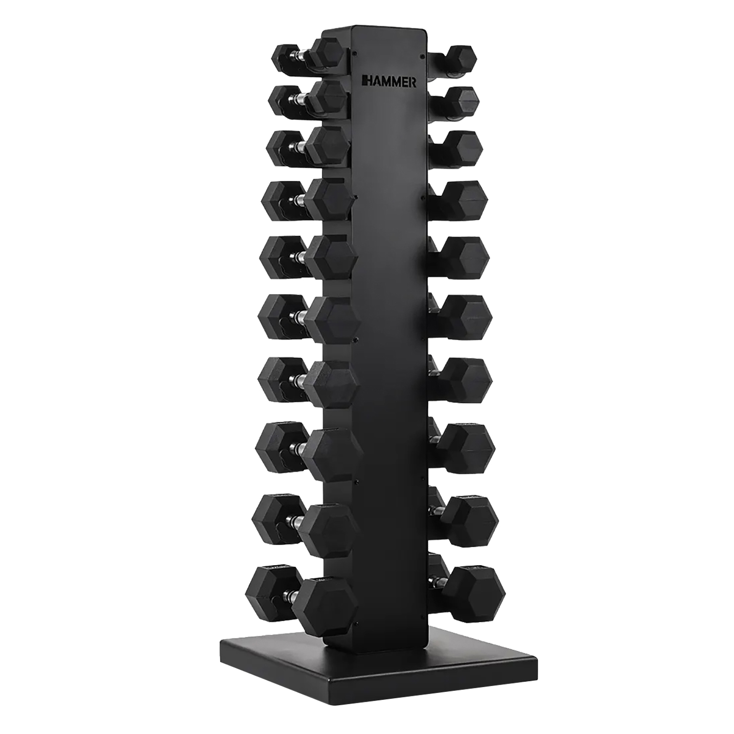 Aanbieding Hammer dumbbell toren 1-10 kg bij allesmetsport.nl