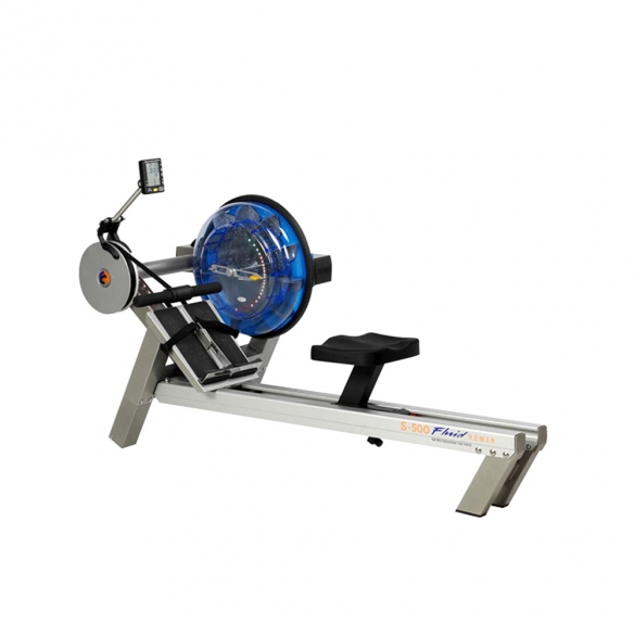 Aanbieding First Degree roeitrainer Fluid Rower S-500 gebruikt bij allesmetsport.nl