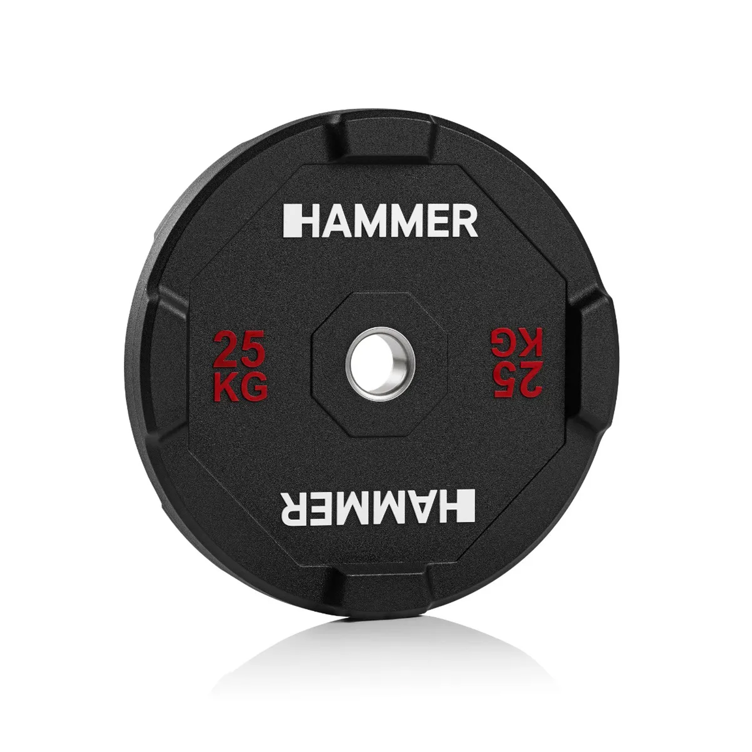 Aanbieding Hammer Bumper Plate Competition 50 mm 25 kg bij allesmetsport.nl
