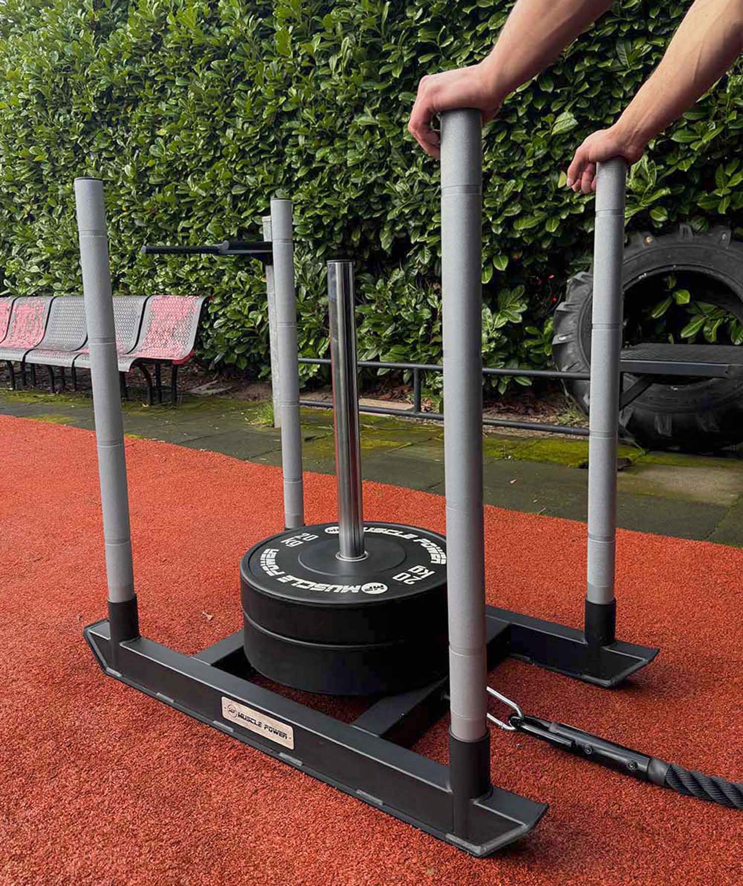 Aanbieding Muscle Power Competitie Sled bij allesmetsport.nl