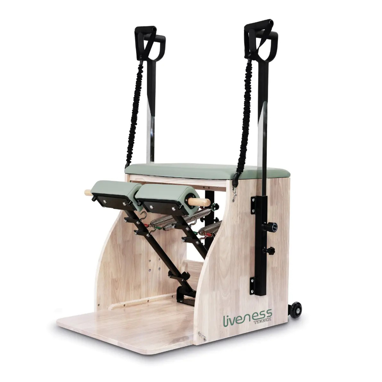 Aanbieding Liveness PTX1800 Wunda Chair Eikenhout Green Tea bij allesmetsport.nl