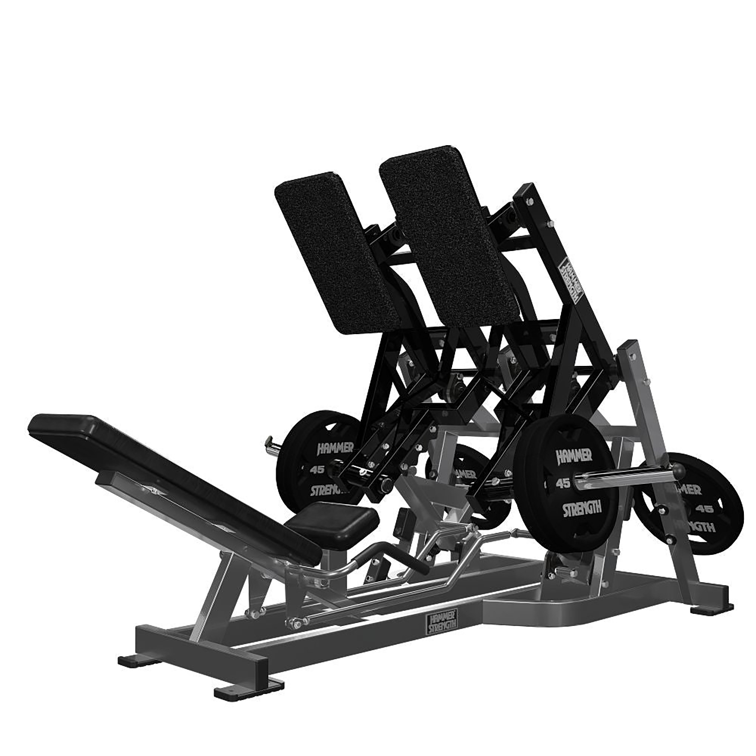 Aanbieding Hammer Strength Plate Loaded Super Squat Press bij allesmetsport.nl