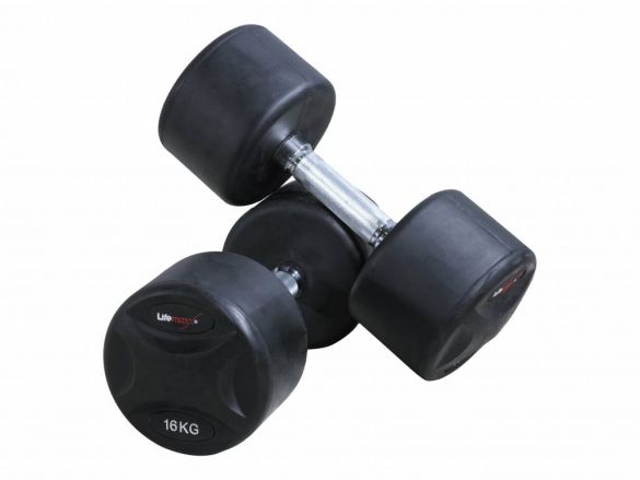Aanbieding Lifemaxx Dumbbellset 2 x 9 kg bij allesmetsport.nl