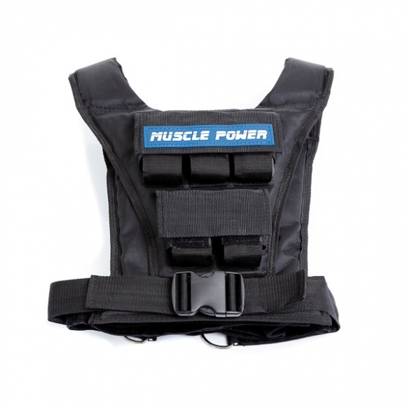 Aanbieding Muscle Power Gewichtsvest 10 kg dames en heren MP1216 bij allesmetsport.nl