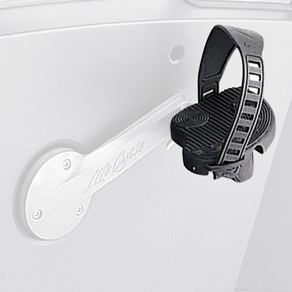 Aanbieding Life Fitness Set Pedalen met bandjes voor hometrainer 93ci bij allesmetsport.nl