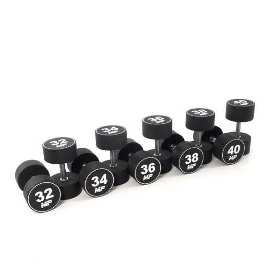 Aanbieding Muscle Power dumbbellset urethaan 32 - 40 kg bij allesmetsport.nl