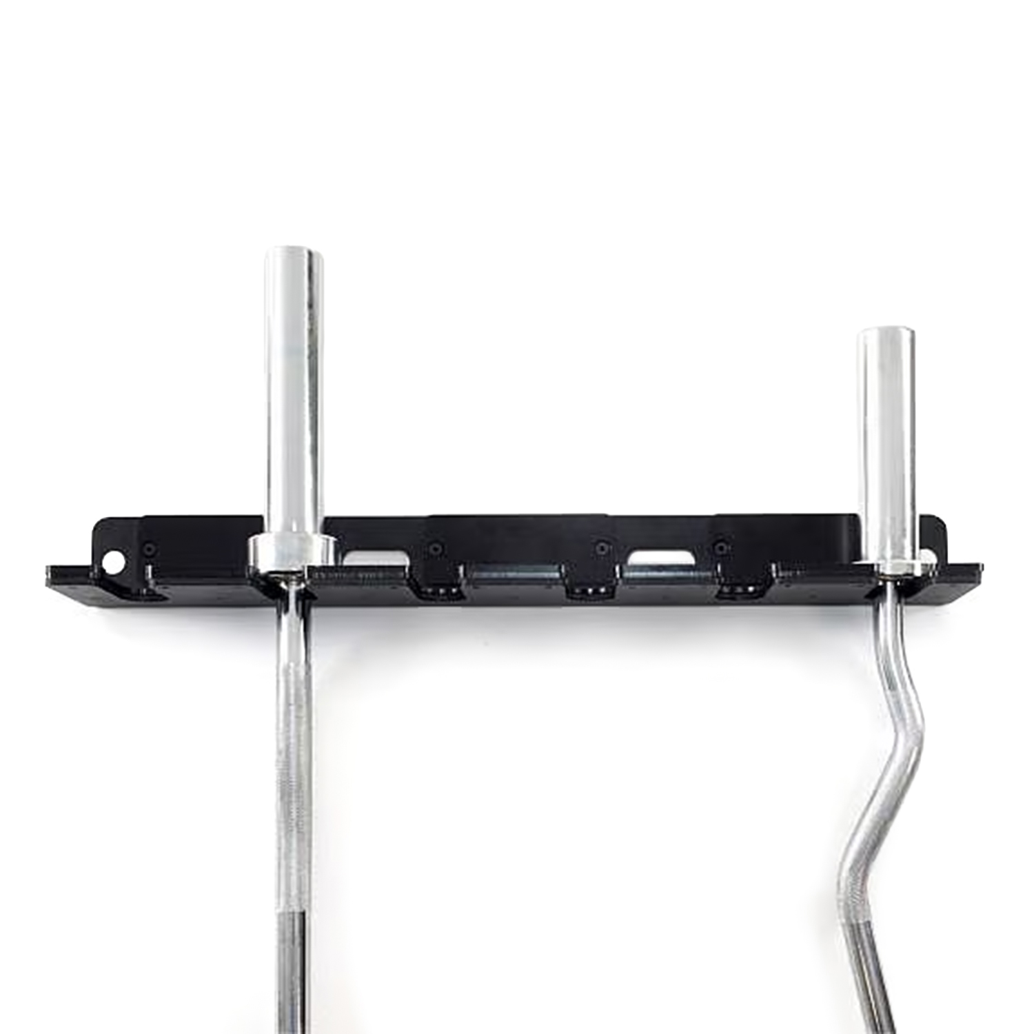 Aanbieding Muscle Power verticale ophangbeugel wandmodel voor 6 olympische Halterstangen bij allesmetsport.nl