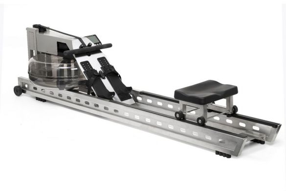 Aanbieding Waterrower Roeitrainer S1 roestvaststaal (RVS) limited bij allesmetsport.nl