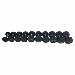 Aanbieding Tunturi Pro PU dumbells 14-32 kg set bij allesmetsport.nl