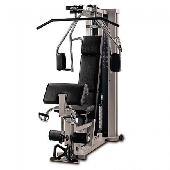 Aanbieding Technogym Krachtstation Unica Evolution zilver - zwart gebruikt bij allesmetsport.nl
