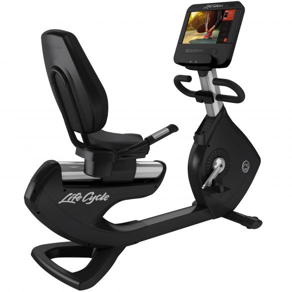 Aanbieding Life Fitness ligfiets Platinum Club Series Discover SE3-HD Arctic Silver gebruikt bij allesmetsport.nl