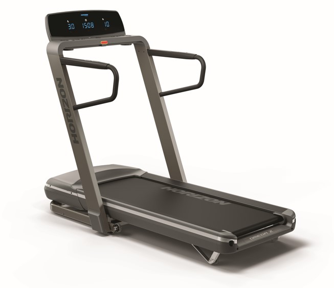 Aanbieding Horizon Loopband Omega Z zwart bij allesmetsport.nl