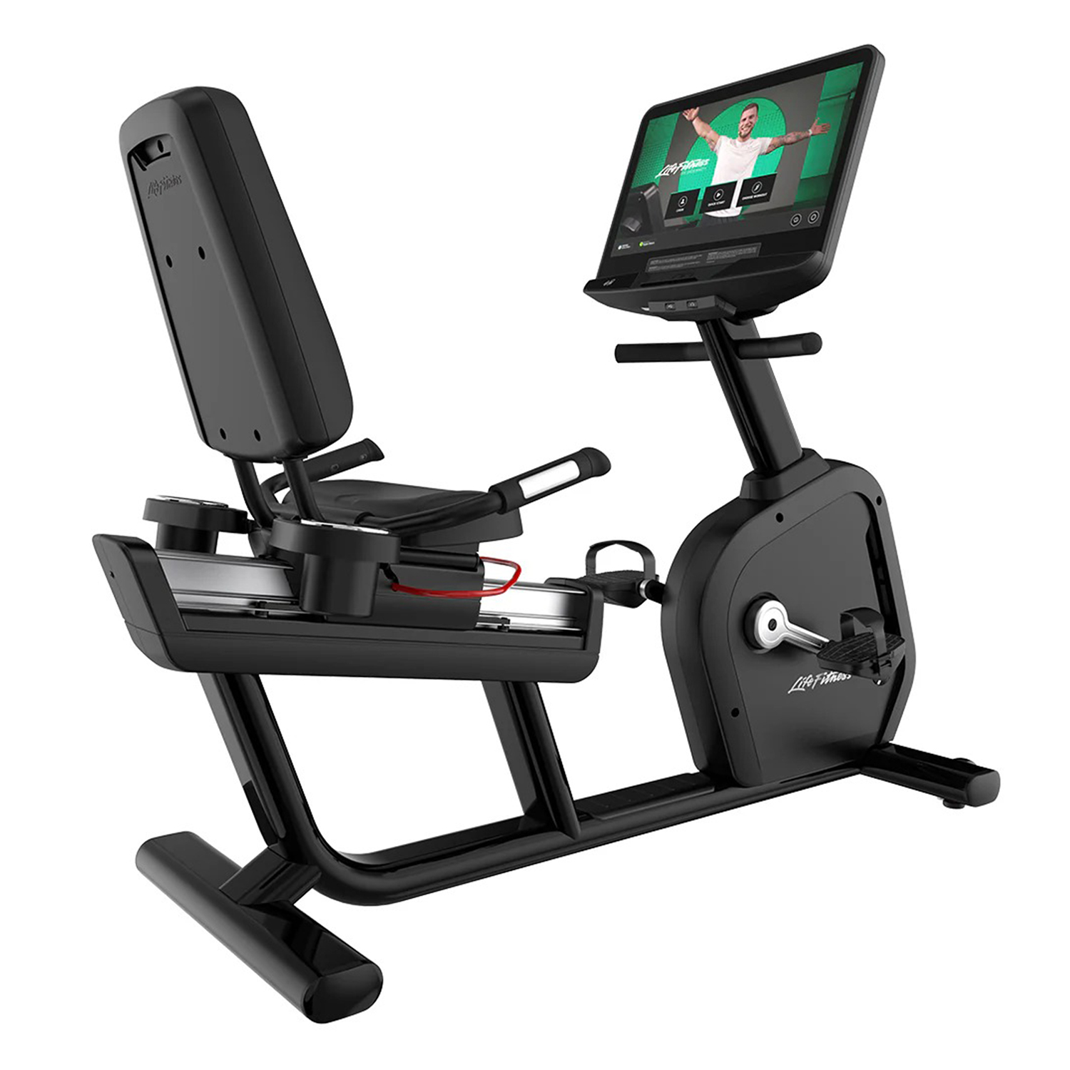 Aanbieding Life Fitness ligfiets Recumbent LifeCycle Club Series+ SE4 24 inch bij allesmetsport.nl