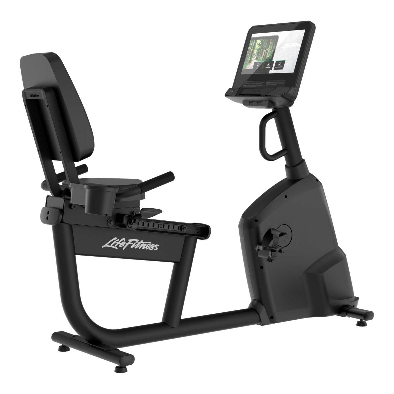 Aanbieding Life Fitness Atmos Home ligfiets SE4 16 inch console bij allesmetsport.nl