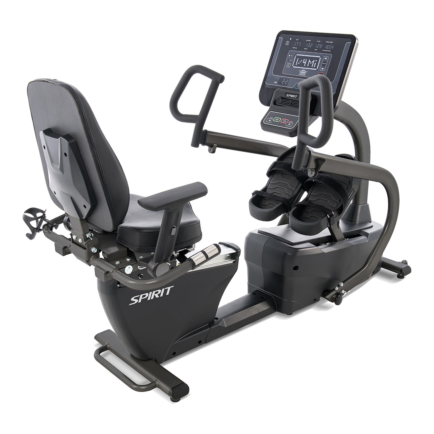 Aanbieding Spirit Fitness CRS800+ ligstepper bij allesmetsport.nl